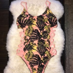 Abercrombie Palm Print Swimsuit